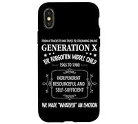 The Forgotten Middle Child Gen X Generation X Case for iPhone X/XS