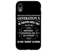 The Forgotten Middle Child Gen X Generation X Case for iPhone XR