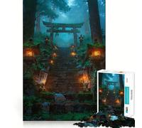 The Forgotten Shrine 1000 Pieces Jigsaw Puzzles for Teenagers Cognitive Toy Gentle Leisure Pattern Assembly Fine Art Piece (38x26cm)