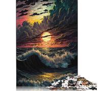 The Forum Rome Watercolor Puzzles for Adults 1000 Piece Wood Puzzle Jigsaws Jigsaw Puzzles for Adults 1000pcs (75x50cm)