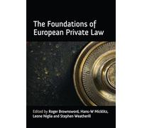 The Foundations of European Private Law