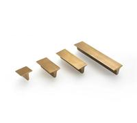 The Foundryman 2.5 Inch Art Deco Solid Brass Handle