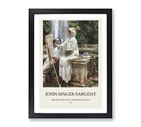 The Fountain Framed Print | A3 Black Framed Wall Art | Ready to Hang | Modern Nature Picture | Living Room Bedroom Lounge Office