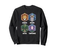 The Four Essential Stoic Virtues For Daily Meditation Practi Sweatshirt