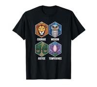 The Four Essential Stoic Virtues for Daily Meditation Practi T-Shirt