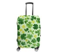 The Four-Leaf Clover Luggage Case Cover Protective Suitcase Covers Anti Scratch Baggage Washable Fits 19-32 Inch XL