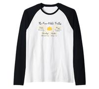 The Four Noble Truths Buddhist Buddism Raglan Baseball Tee