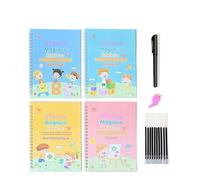 The Four Piece Set Of Enlightenment Education Magic Groove Writing Practice Book Is Reusable And Suitable For Home Classrooms(French version)