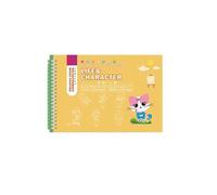 The Four Piece Set Of Enlightenment Education Magic Groove Writing Practice Book Is Reusable And Suitable For Home Classrooms(Character life)