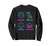 The Four Pillars Of Stoicism Meditation And Mindfulness Sweatshirt