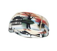 The Four Seasons Of Pattern Sports Sweatband Headscarf Head Bands For Women Men Suitable For Running Yoga Fitness Football