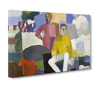The Fourteenth Of July By Roger De La Fresnaye Canvas Print for Living Room Bedroom Home Office Décor, Wall Art Picture Ready to Hang, 30 x 20 Inch (76 x 50 cm)