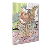 The Fourth Ichikawa Danjuro By Katsukawa Shunsho Canvas Print | Gallery Wrapped 30mm Frame Wall Art | 30x20 inches | Ready to Hang | Asian Picture | Living Room Bedroom Lounge Office