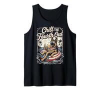 The Fourth Out German Shepherd Dog Funny Chill Tank Top