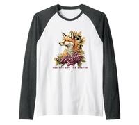 The Fox and the Grapes Classic Aesop’s Fable Raglan Baseball Tee