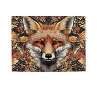 The Fox Hidden In The Fallen Leaves Wooden Puzzle 500 Piece Jigsaw Puzzle for Adults Challenging Puzzle for Game Size 15"x20.4"