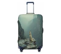 The Fox in The Canyon Luggage Cover Suitcase Protector Anti-Scratch Luggage Cover Fits 18-32Inch Luggage
