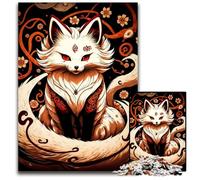 The Fox Japanese Jigsaw Puzzles for Adults 1000Piece Impossible Jigsaw Puzzles for Adults Educational Toy for Teenagers Home Office Decor 1000 PCS(75x50cm)