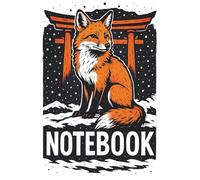 The Fox Knows the Way - Japanese Kitsune Notebook: 120 Lined Pages | 6 × 9 in | Torii-Gate Fox Art Journal for Writing, School Notes & Creative Ideas