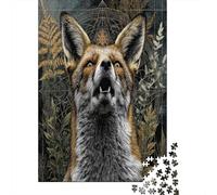 The Fox Looked at The Sky in Amazement,Rätsel Für Erwachsene 70x50cm/1000pcs,Herausforderungsspiele