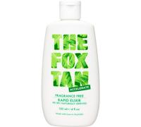 The Fox Tan Fragrance-Free Rapid Tanning Elixir, Tanning Accelerator Lotion For Darker & Faster Tans, Flawless Tans, Vegan & Cruelty-Free, 120ml