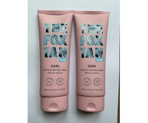 The Fox Tan Fake Dark Tropical Self-Tan Crème 2 x 200ml