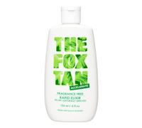 The Fox Tan Fragrance-Free Rapid Tanning Elixir, Tanning Accelerator Lotion For Darker & Faster Tans, Flawless Tans, Vegan & Cruelty-Free, 120ml