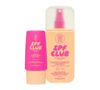 The Fox Tan Invisible Serum & Glow Boost Body SPF Bundle, No White Cast, Invisible Serum Face Sunscreen SPF 50(50mL) + Glow-Boosting Daily SPF 50(150mL) (2 Pieces)