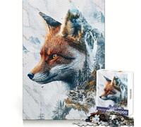 The Fox's Mystic Domain 1000 Piece Jigsaws for Teenagers Puzzle Mind Challenge Toy Calm Pastime Precise Cut Lovely Gift (38x26cm)