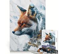The Fox's Mystic Domain Jigsaw Puzzles 1000 Piece for Teenagers Improve Memory Relaxing Fun Sharp Edge Unique Gift (50x75cm)