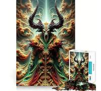 The Fractal Guardian Jigsaw Puzzles for Teenagers 1000 Brain Workout Toy Simple Fun Image Assembly Cherished Gift (38x26cm)