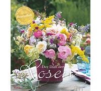 The Fragrance of Roses 2024 Picture Calendar 30 x 34 cm Calendar with Pleasant Smelling Fragrance Varnish Fragrance Calendar Wall Calendar Flower Calendar