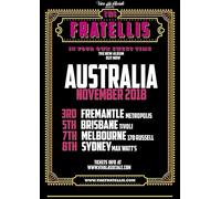 The Fratellis Australia 2018 A3 Print Poster Wall Art Home Decor Album Gift Present Photo Living Room Dining Room Bedroom Unframed Concert Tour Gig Live Show Music Arena