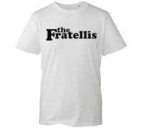 The Fratellis T-Shirt, Funny Scottish Rock Band Music Lover Fan Shirt, Gift Unisex Tee Top (White, 2XL Years)