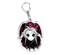 The Freak Circus Keychain Freak Circus Harlequin Pierrot Jester Character Keychain 2D Acrylic Keyring Pendant Accessories for Backpack Handbag Party Supplies
