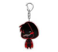 The Freak Circus Keychain Freak Circus Harlequin Pierrot Jester Character Keychain 2D Acrylic Keyring Pendant Accessories for Backpack Handbag Party Supplies