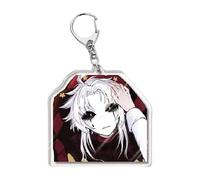 The Freak Circus Keychain Freak Circus Harlequin Pierrot Jester Character Keychain 2D Acrylic Keyring Pendant Accessories for Backpack Handbag Party Supplies
