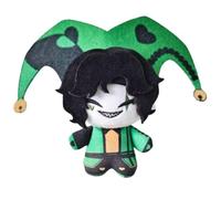 The Freak Circus Plush Toy Freak Circus Pierrot Plush Cartoon Character Doll Soft Plushies Pillow Stuffed Figure for Game Fans (Harlequin- 10 cm)