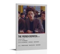 The French Drama Dispatch Anthology Comedy Vintage Movie Canvas Wall Art Living Modern Family Bedroom Music Movie Cartoon Poster 20x30inch(50x75cm) Frame-style