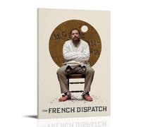 The French Drama Dispatch Anthology Comedy Vintage Movie Canvas Wall Art Living Modern Family Bedroom Music Movie Cartoon Poster 16x24inch(40x60cm) Frame-style