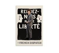 The French Drama Dispatch Anthology Comedy Vintage Movie Canvas Wall Art Living Modern Family Bedroom Music Movie Cartoon Poster 20x30inch(50x75cm) Unframe-style
