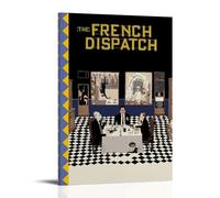 The French Drama Dispatch Anthology Comedy Vintage Movie Canvas Wall Art Living Modern Family Bedroom Music Movie Cartoon Poster 12x18inch(30x45cm) Frame-style