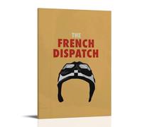 The French Drama Dispatch Anthology Comedy Vintage Movie Canvas Wall Art Living Modern Family Bedroom Music Movie Cartoon Poster 16x24inch(40x60cm) Frame-style
