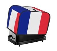 The French flag toaster cover is suitable for 2 small toaster covers with wide slots and comes with a storage pocket to meet diverse baking needs.
