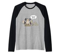 The French Monty Taunters I Fart in Your Direction Python Raglan Baseball Tee