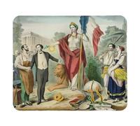 The French Republic Mouse Pad Funny College Student Gifts Inspirational Art 9.4"x7.9" Color:The French Republic