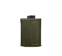 The Frenchie Co. - Wallet Mini - Compact card organizer mini wallet - Slim pocket design for everyday carry - Small profile with quick card access and secure closure, Green-Black, Speed