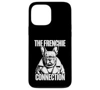 The Frenchie Connection Stylish Dog Trench Coat Puppy Gift Case for iPhone 13 Pro Max