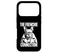 The Frenchie Connection Stylish Dog Trench Coat Puppy Gift Case for iPhone 17 Pro