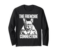 The Frenchie Connection Stylish Dog Trench Coat Puppy Gift Long Sleeve T-Shirt